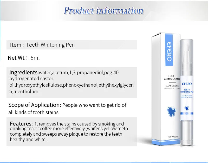 Teeth Whitening Pen 5mL / 21 g